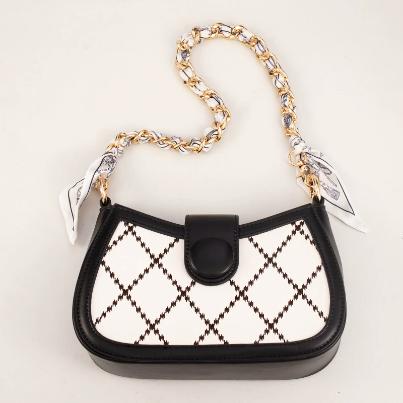 Minimalist Bag Strap Adjustable Chain Weave Scarf Replacement Shoulder Strap For Women Purse Fashion Decor bag accessories