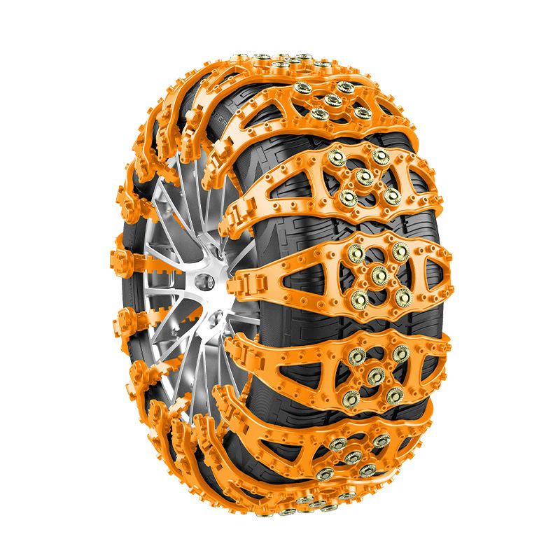 Universal Snow Chains for Car SUV Truck Winter Tire Chains Anti Slip Easy to Install Car Wheel Accessories for Safe Driving（Note: This product is priced at 1 unit, and the picture shows the effect of
