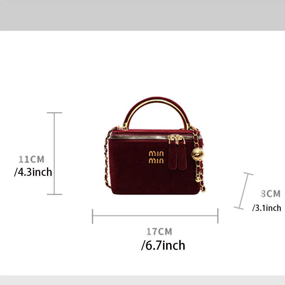 1PC   Crossbody Bag for Women, Top Handle Shoulder Pouch Purse Satchel Handbag, Flap Box Bag for Ladies