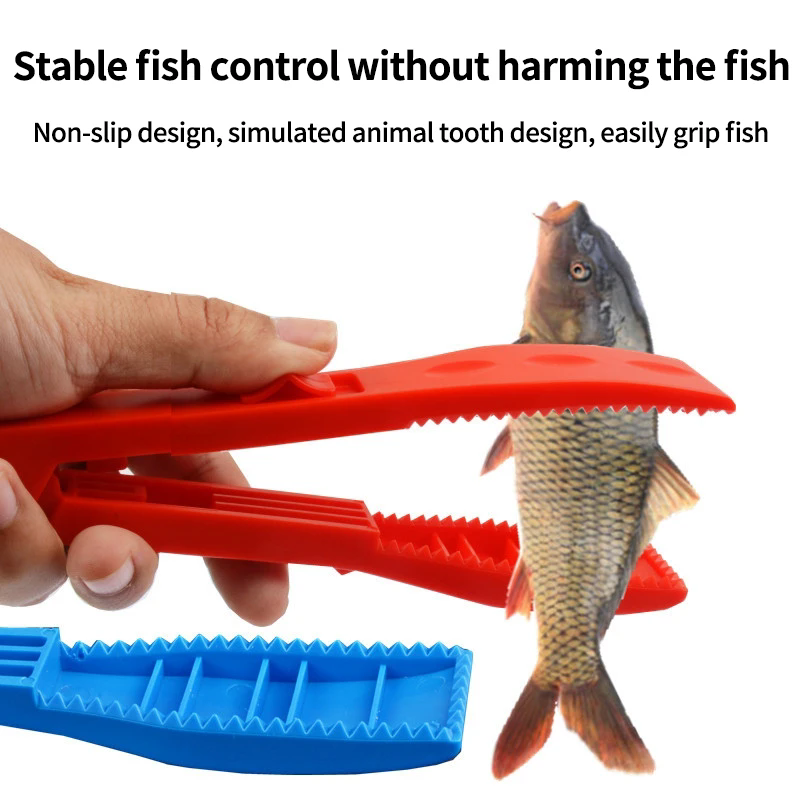 1PC   ABS Hand Controller Fishing Fish Clip with Lock Switch Multifunctional Tackle Tool Fishing Body Grip Clamp Gripper Grabber