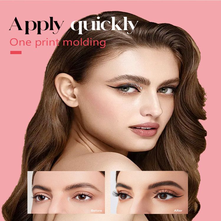 Seal eyeliner durable cosmetics waterproof all-purpose liquid eyeliner eye makeup double head seal eyeliner view 2