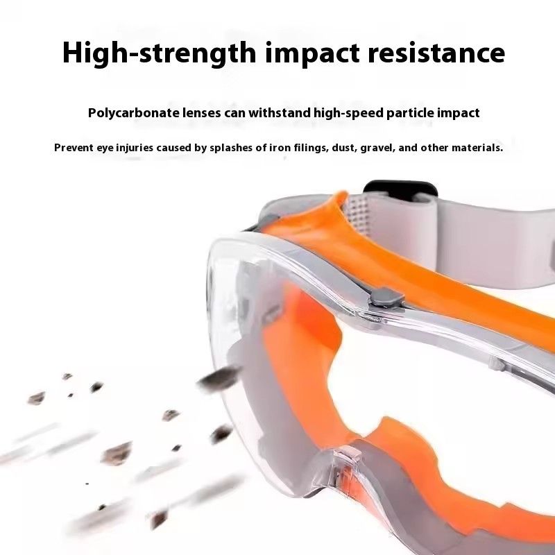 Construction Goggles For Men Angle Grinder Goggles Anti-Fog Woodworking Eyewear Anti-Splash Welding Safety Glasses Dustproof For
