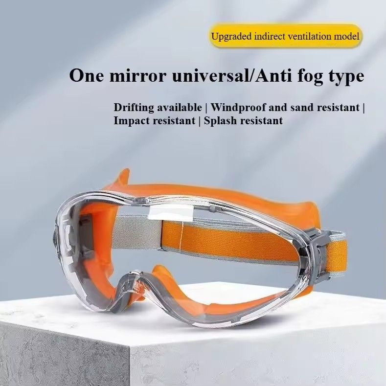 Construction Goggles For Men Angle Grinder Goggles Anti-Fog Woodworking Eyewear Anti-Splash Welding Safety Glasses Dustproof For