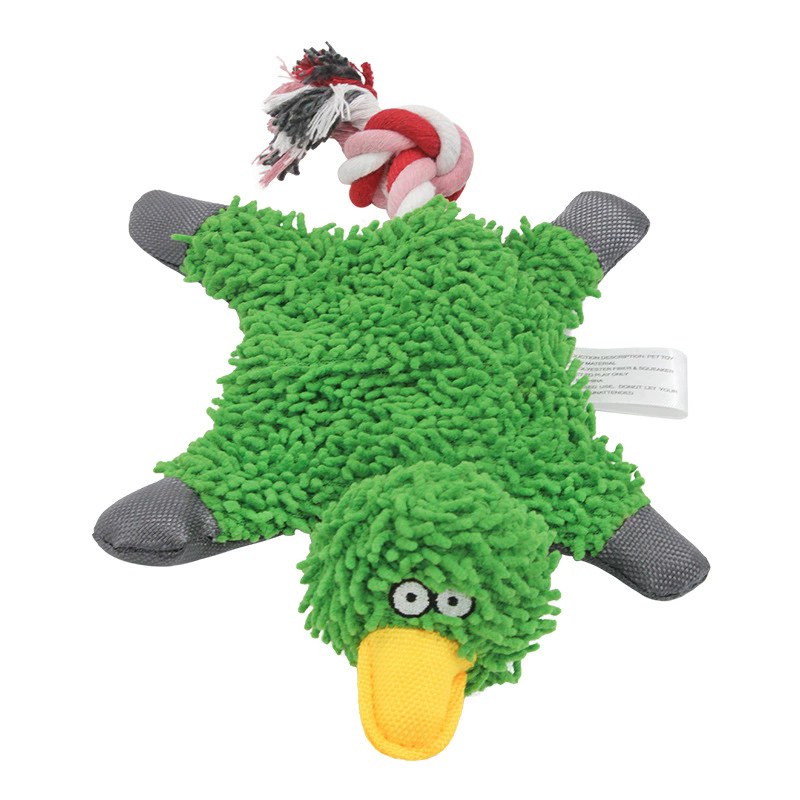 Funny Creative Duck Plush Dog Toys with Rope Durable Training Squeak Chew Small Medium Dogs Toy Pet Sounding Accessories Gift
