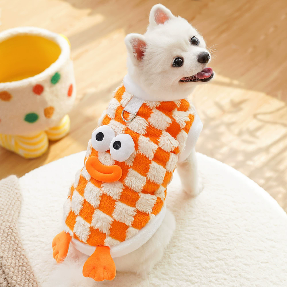 1PC  Pet Soft Sweater Ppullover, Cats & Dogs Funny Cute Cartoon Winter Autumn Warm Coat Teddy Pomeranian Outfit