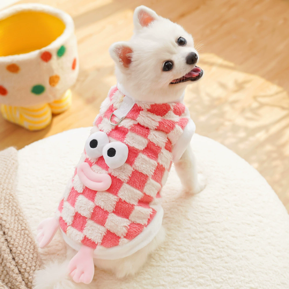 1PC  Pet Soft Sweater Ppullover, Cats & Dogs Funny Cute Cartoon Winter Autumn Warm Coat Teddy Pomeranian Outfit