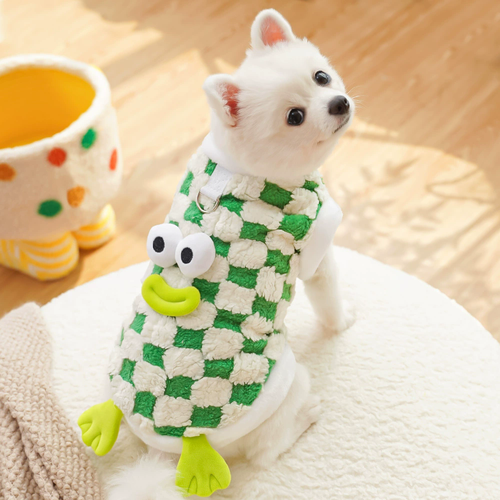 1PC  Pet Soft Sweater Ppullover, Cats & Dogs Funny Cute Cartoon Winter Autumn Warm Coat Teddy Pomeranian Outfit