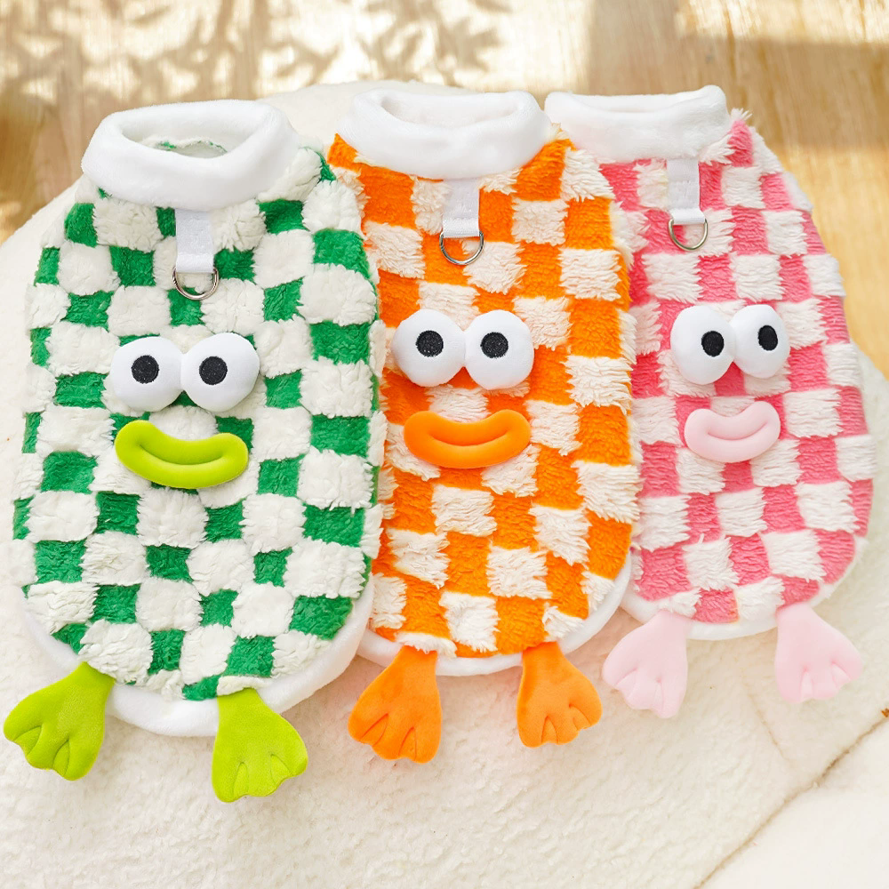 1PC  Pet Soft Sweater Ppullover, Cats & Dogs Funny Cute Cartoon Winter Autumn Warm Coat Teddy Pomeranian Outfit