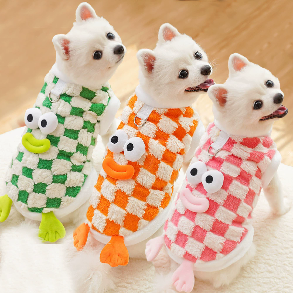 1PC  Pet Soft Sweater Ppullover, Cats & Dogs Funny Cute Cartoon Winter Autumn Warm Coat Teddy Pomeranian Outfit