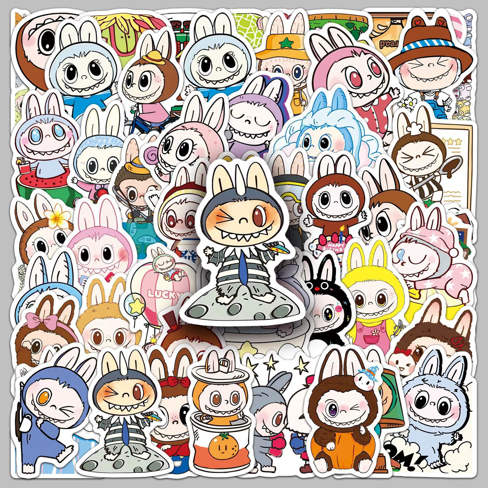 50PCS   Kurosaki Ichigo Bleach Cartoon Stickers Girls Rukia Inoue Sticker Car Laptop Skateboard Phone Kenpachi Anime Decal
