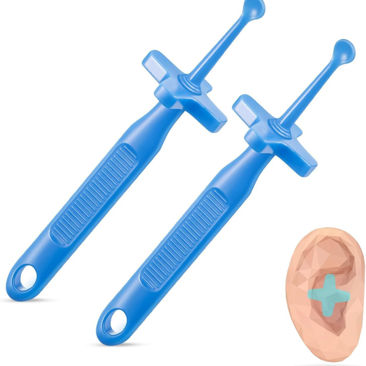2 Pcs Earwax Removal Tool, Earwax Removal Kit With Safe Guard, Reusable Plastic Earwax Removal Cleaning Tool