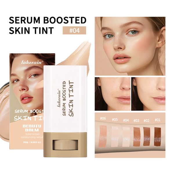 1PC Stick Foundation Boosted Skin Tint Foundation Stick Smooth Plumper Hight Coverage Travel Bronze Foundation Stick Makeup B2-1048