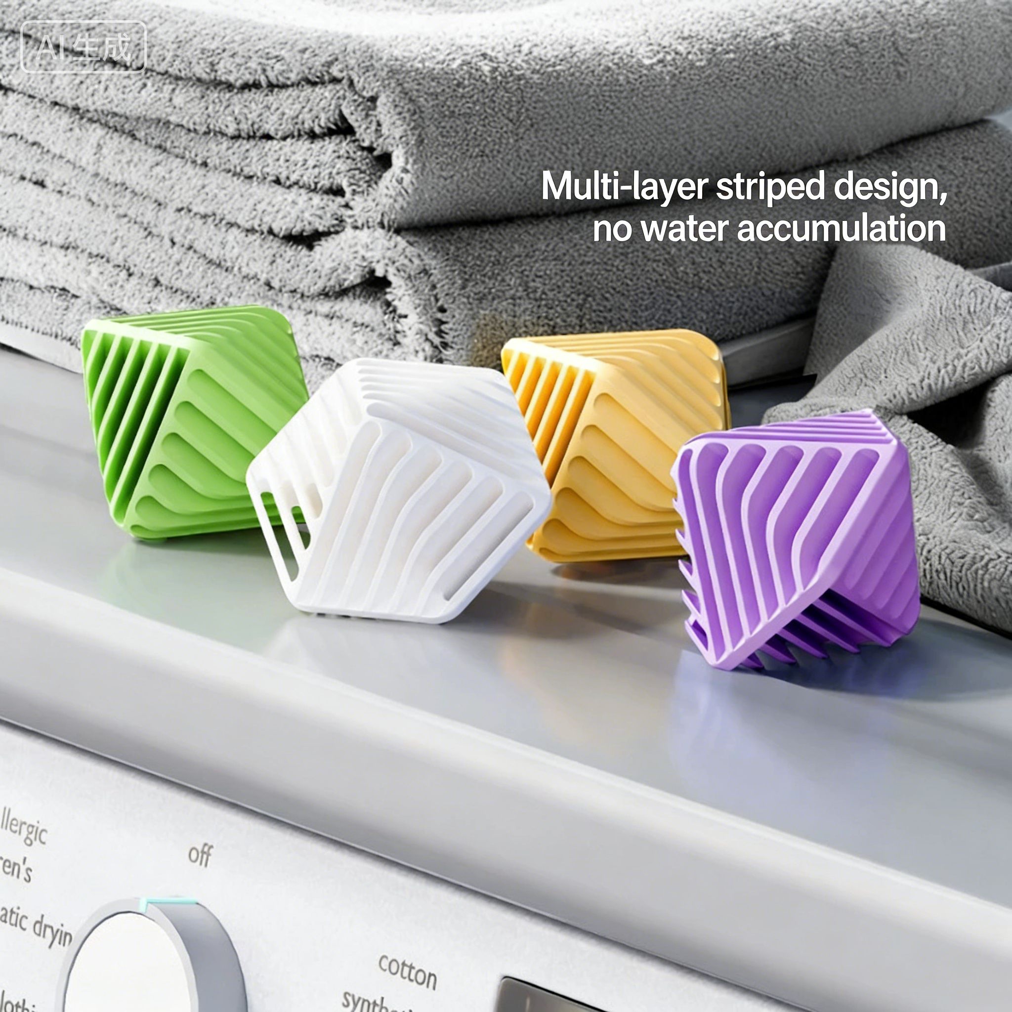 Magic Laundry Balls Reusable Washing Machine And Dryer Balls for Stain Removal Prevent Tangles Minimize Static