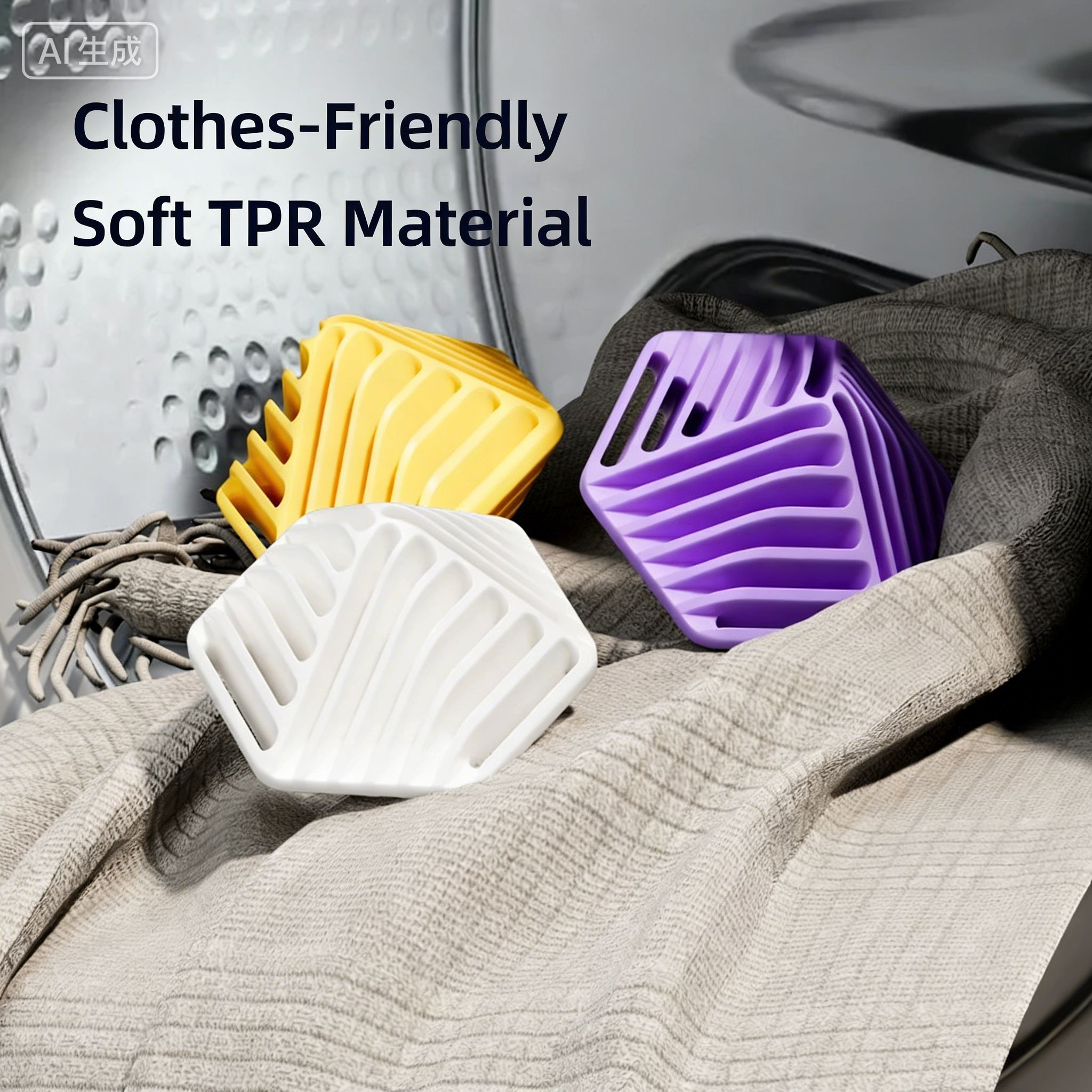 Magic Laundry Balls Reusable Washing Machine And Dryer Balls for Stain Removal Prevent Tangles Minimize Static