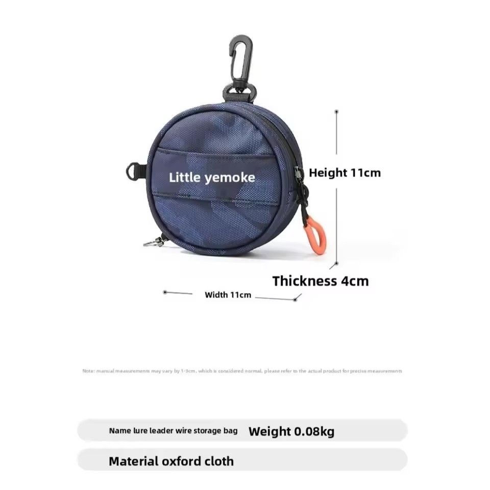 Portable Design Carbon Fishing Line Storage Bag Multifunctional Storage Carbon Material Portable Line Case Line Organization