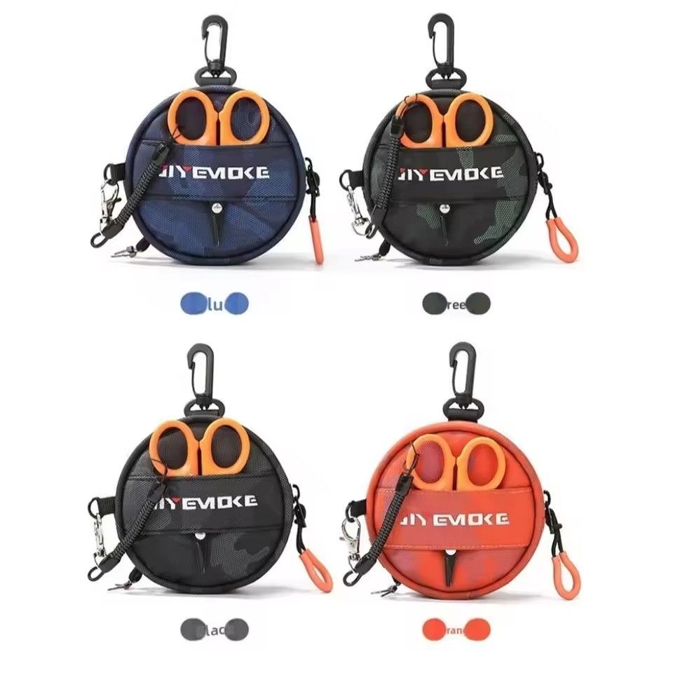 Portable Design Carbon Fishing Line Storage Bag Multifunctional Storage Carbon Material Portable Line Case Line Organization