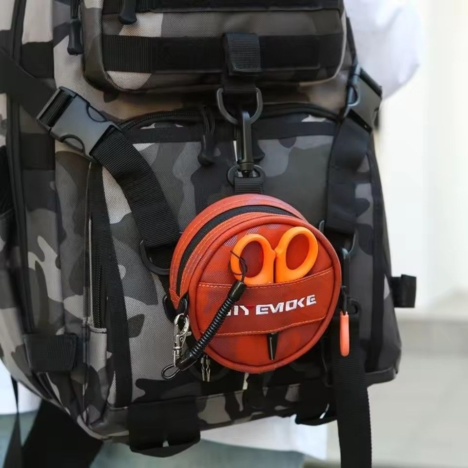 Portable Design Carbon Fishing Line Storage Bag Multifunctional Storage Carbon Material Portable Line Case Line Organization