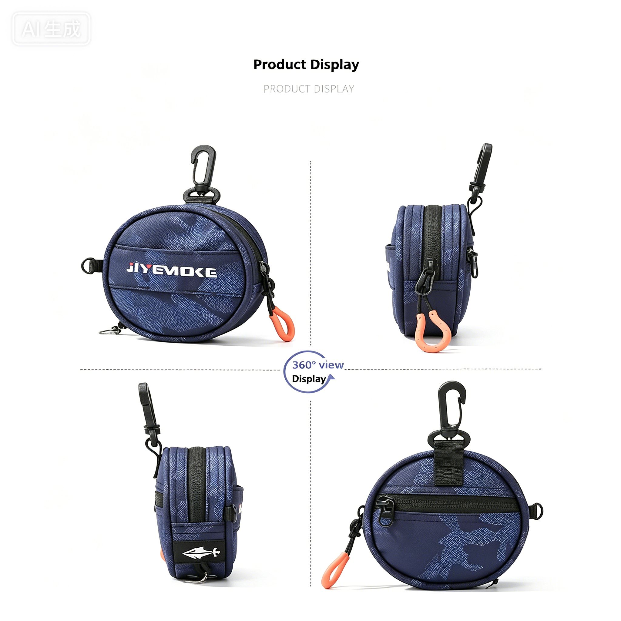 Portable Design Carbon Fishing Line Storage Bag Multifunctional Storage Carbon Material Portable Line Case Line Organization
