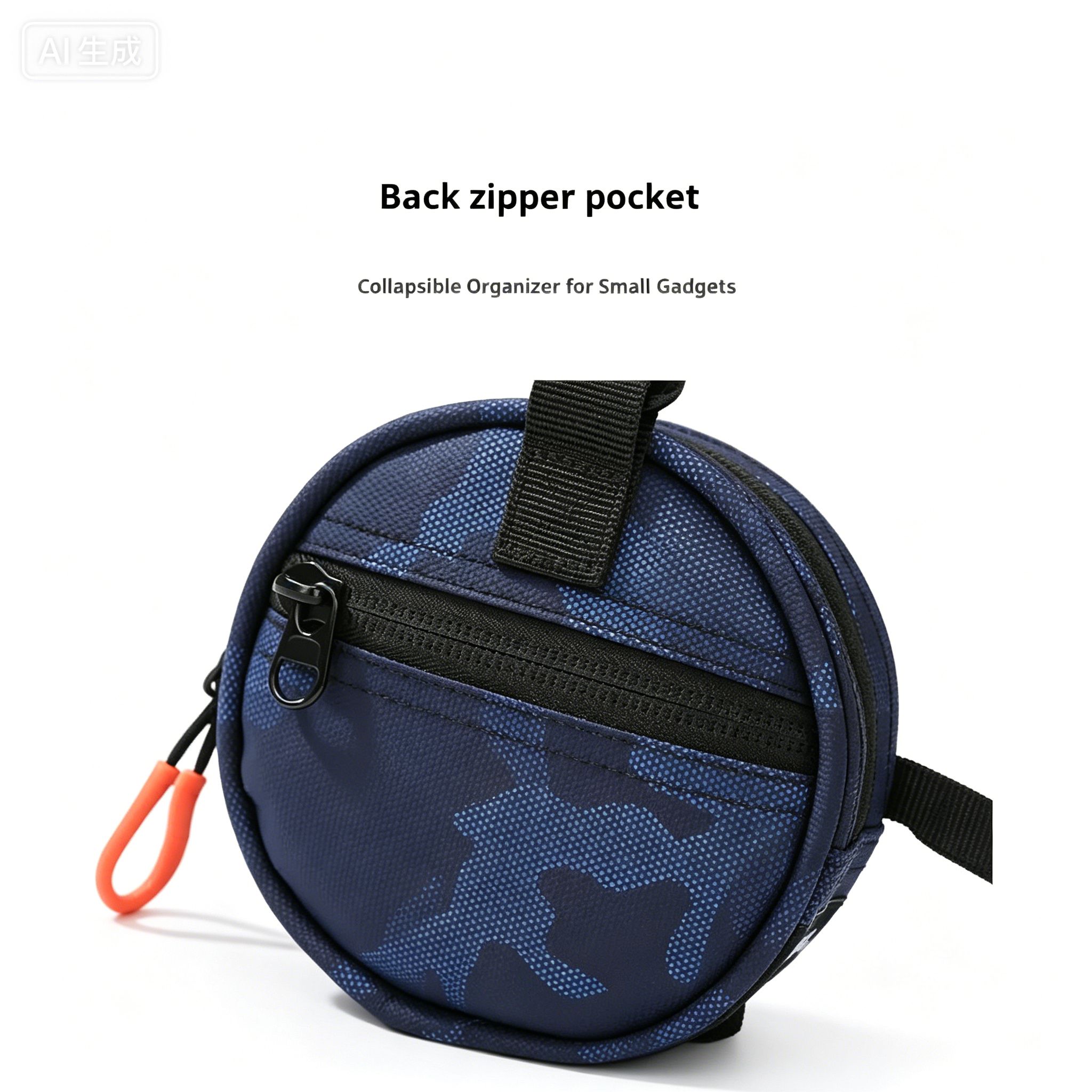 Portable Design Carbon Fishing Line Storage Bag Multifunctional Storage Carbon Material Portable Line Case Line Organization
