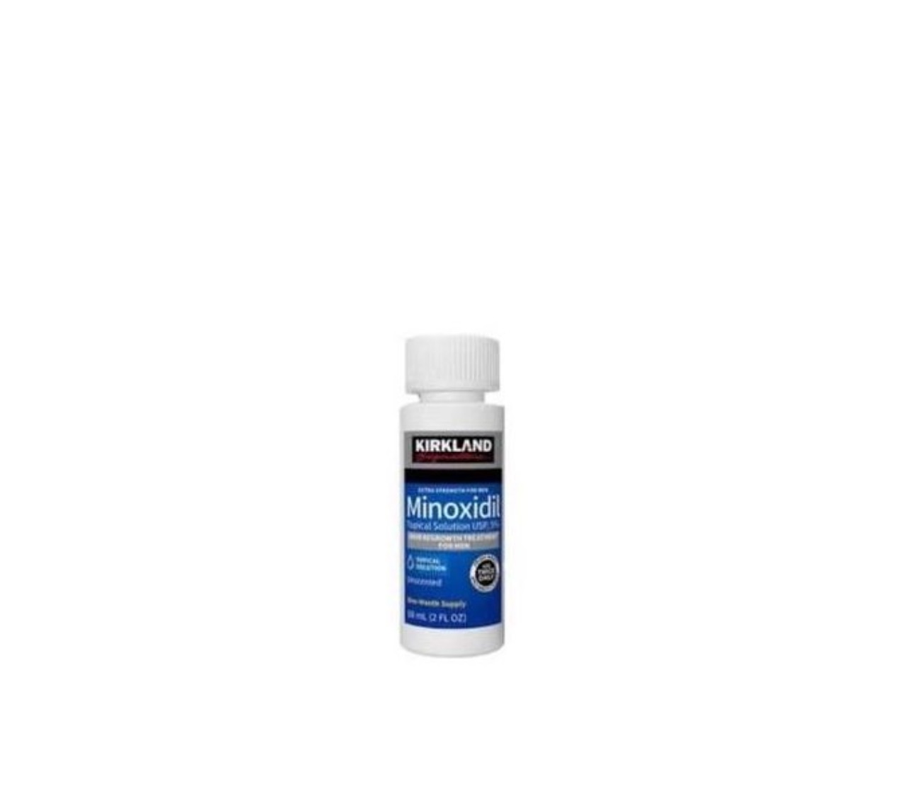 Free 0.5mm derma roller + Men's Kirkland 5% Minoxidil solution for Hair Regrowth, Topical Hair Loss Treatment to Regrow Fuller, Thicker Hair, Unscented