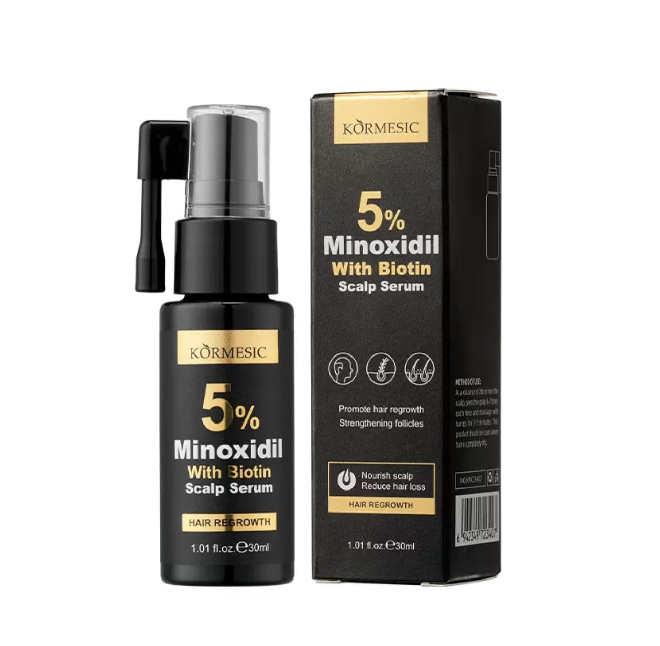 Kormesic 5% Minoxidil with Biotin Conditioner 260ml