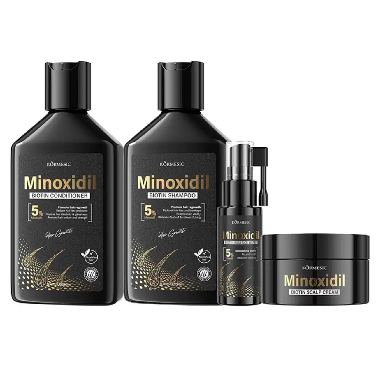 Kormesic 5% Minoxidil with Biotin Conditioner 260ml