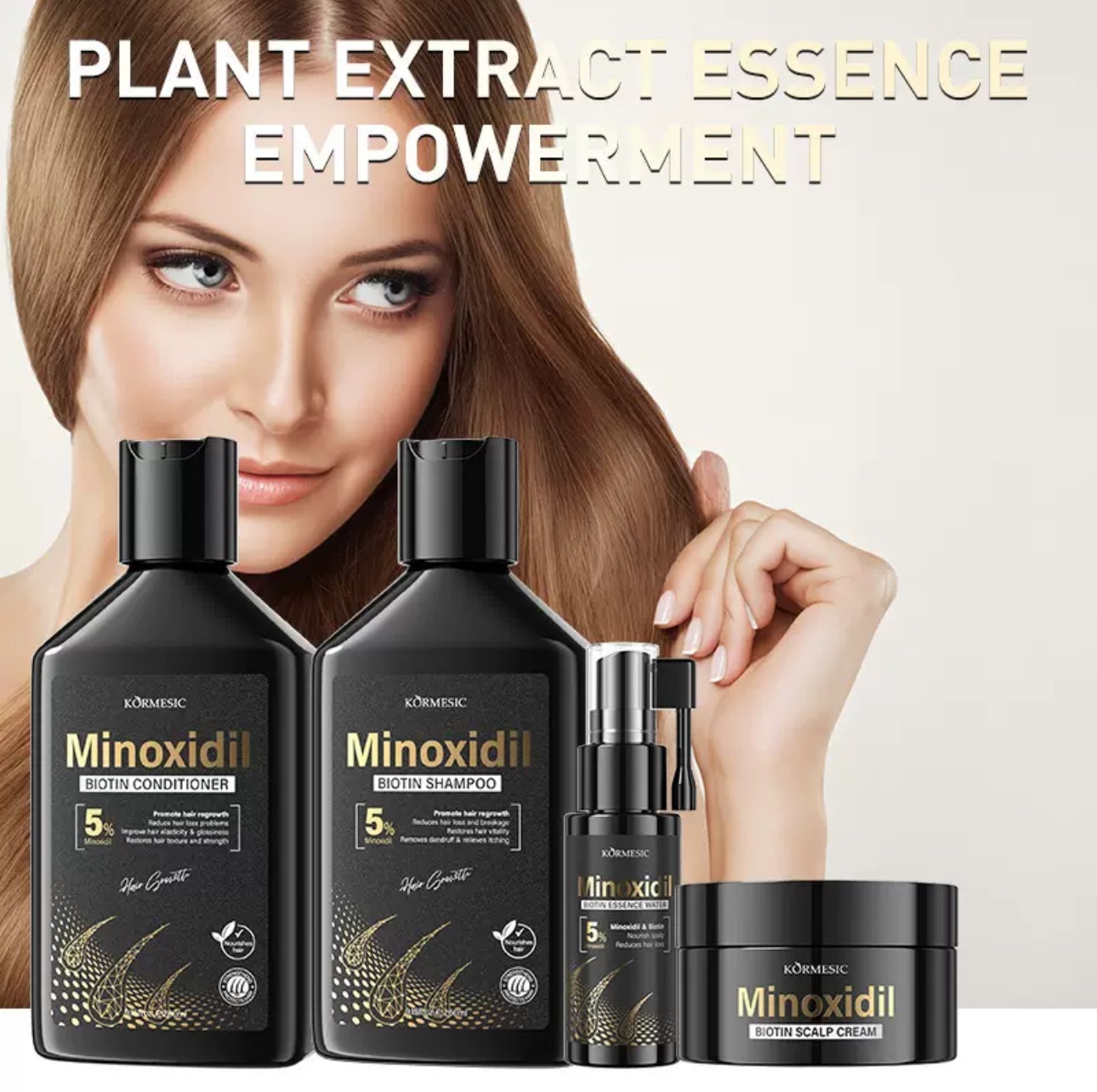 Kormesic 5% Minoxidil with Biotin Conditioner 260ml