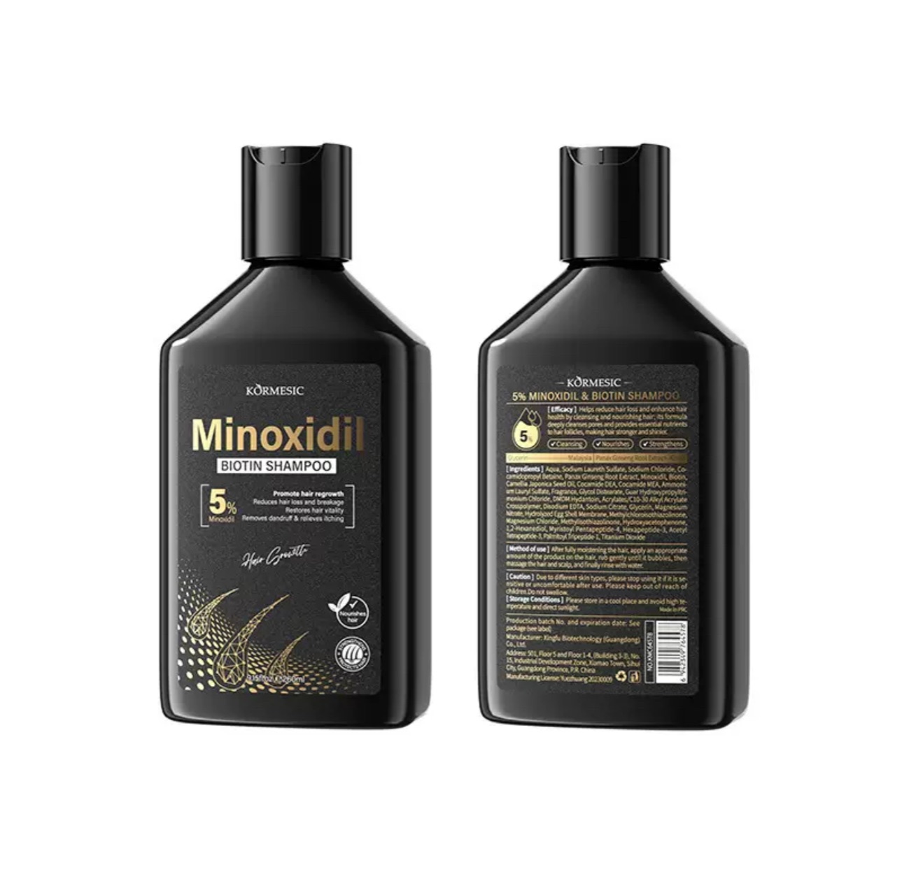 Kormesic 5% Minoxidil with Biotin Shampoo - 260ml