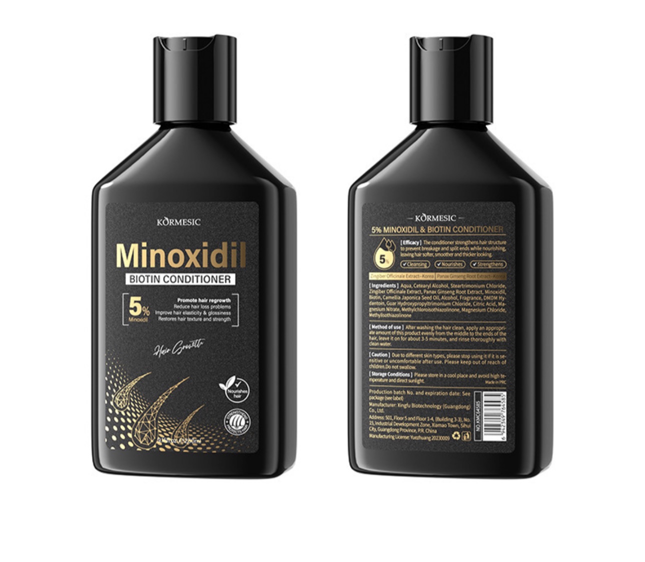 Kormesic 5% Minoxidil with Biotin Conditioner 260ml