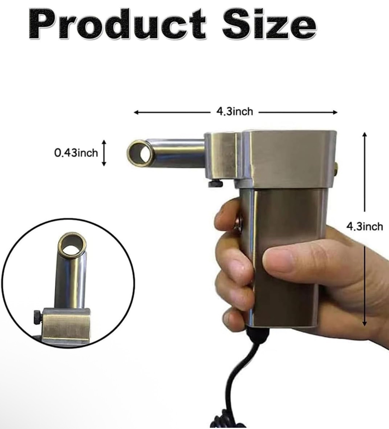 6 Heads Stainless Steel Dreadlock Machine with accessories Electric crotchet locs machine for instant locs