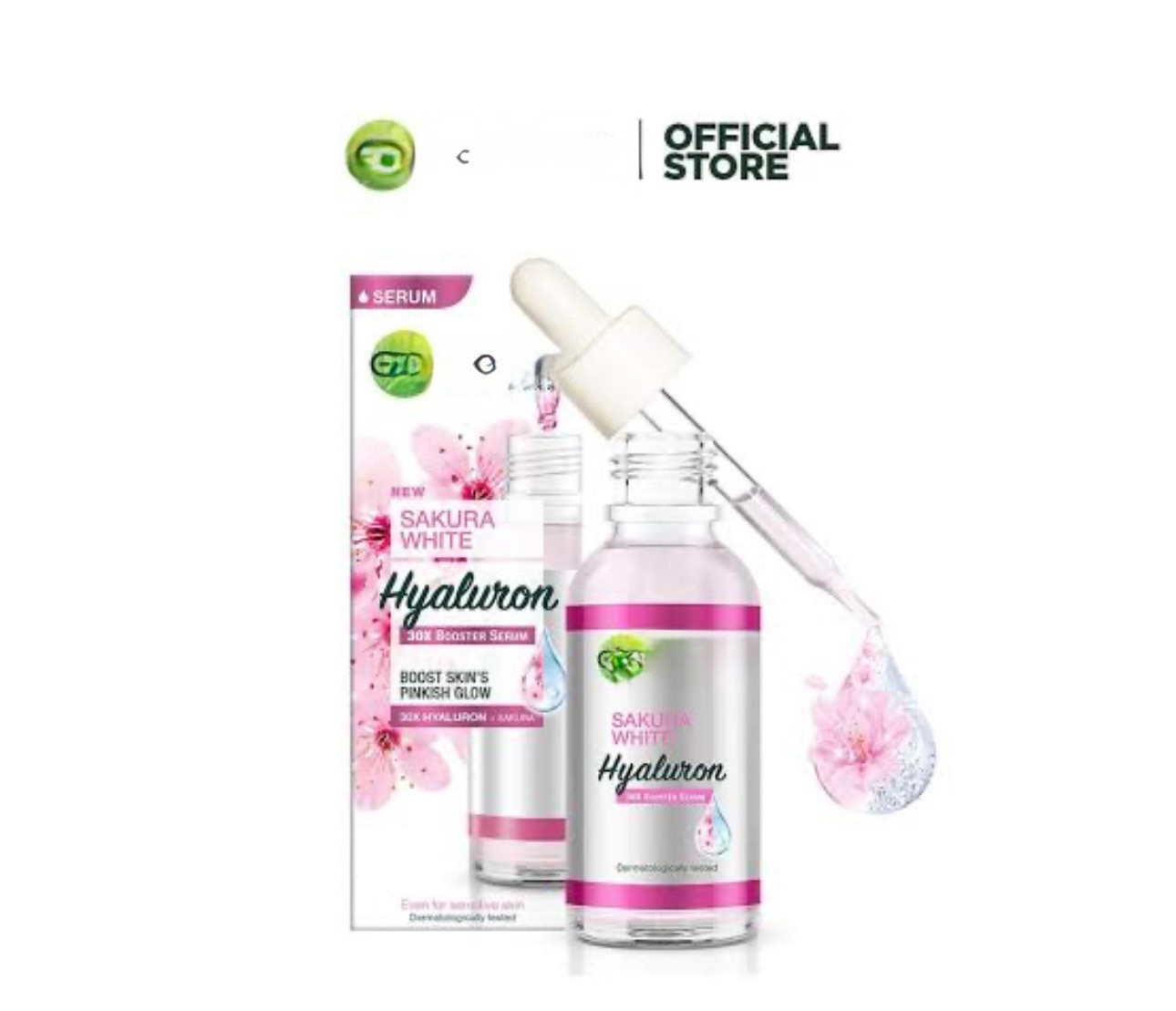 Twin Pack - Bright Complete Sakura Glow serum with 30 x Hyaluronic acid, newborn glow in just 7 days 60ml
