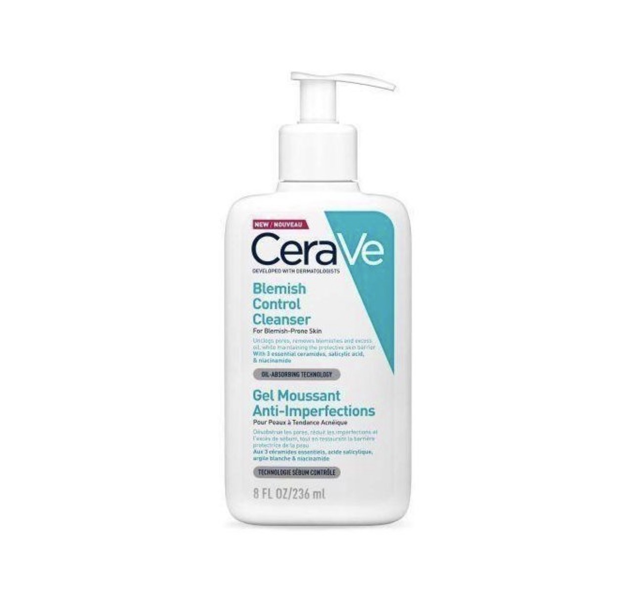 CeraV Blemish Control Cleanser - 236ml
