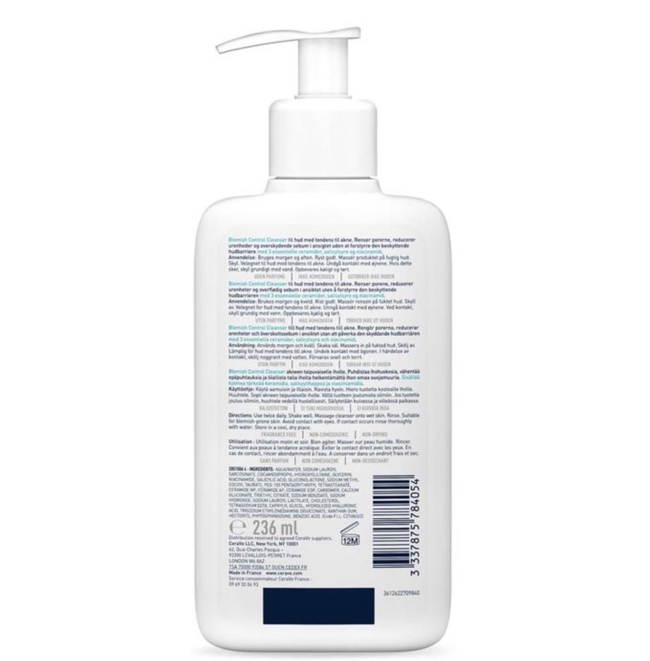 CeraV Blemish Control Cleanser - 236ml