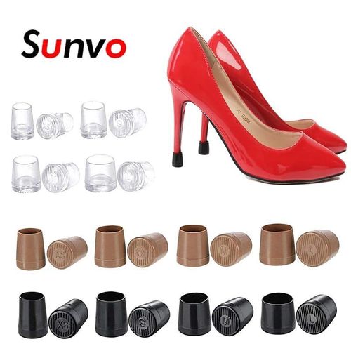 NEW ARRIVALS 🎊 Durable Silicone Heel Caps – Shock Absorbing Stoppers for High Heels, 3 Sizes S/M/L, Anti-Slip, Noise Reduction, Protects Heels on Hard Surfaces – Ideal for Women’s Stilettos & Pumps