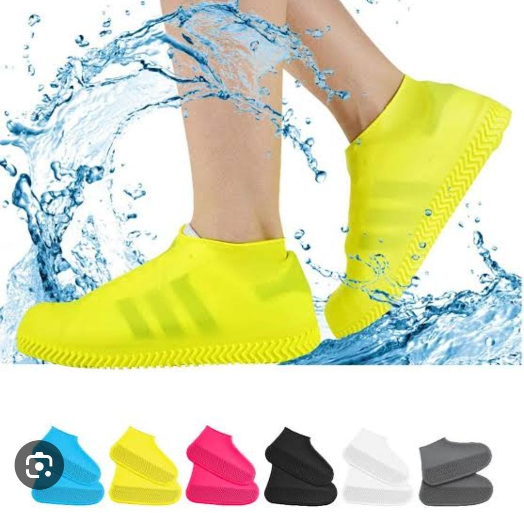 HOT SELLING 🔥 🌿 Waterproof Shoe Covers, Non-Slip Water Resistant Overshoes Silicone Rubber Rain Shoe Cover Outdoor Cycling Protectors Apply To Men, Women, Kids