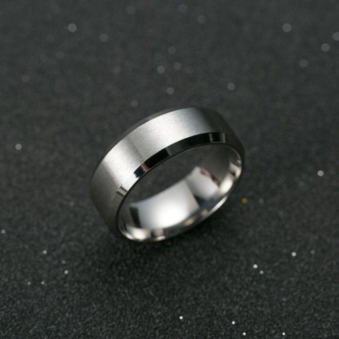 Men’s Tungsten Carbide Ring – Durable Polished Band in Black, Gold & Silver – Scratch-Resistant, Stylish Wedding or Fashion Ring – Glamour Nest