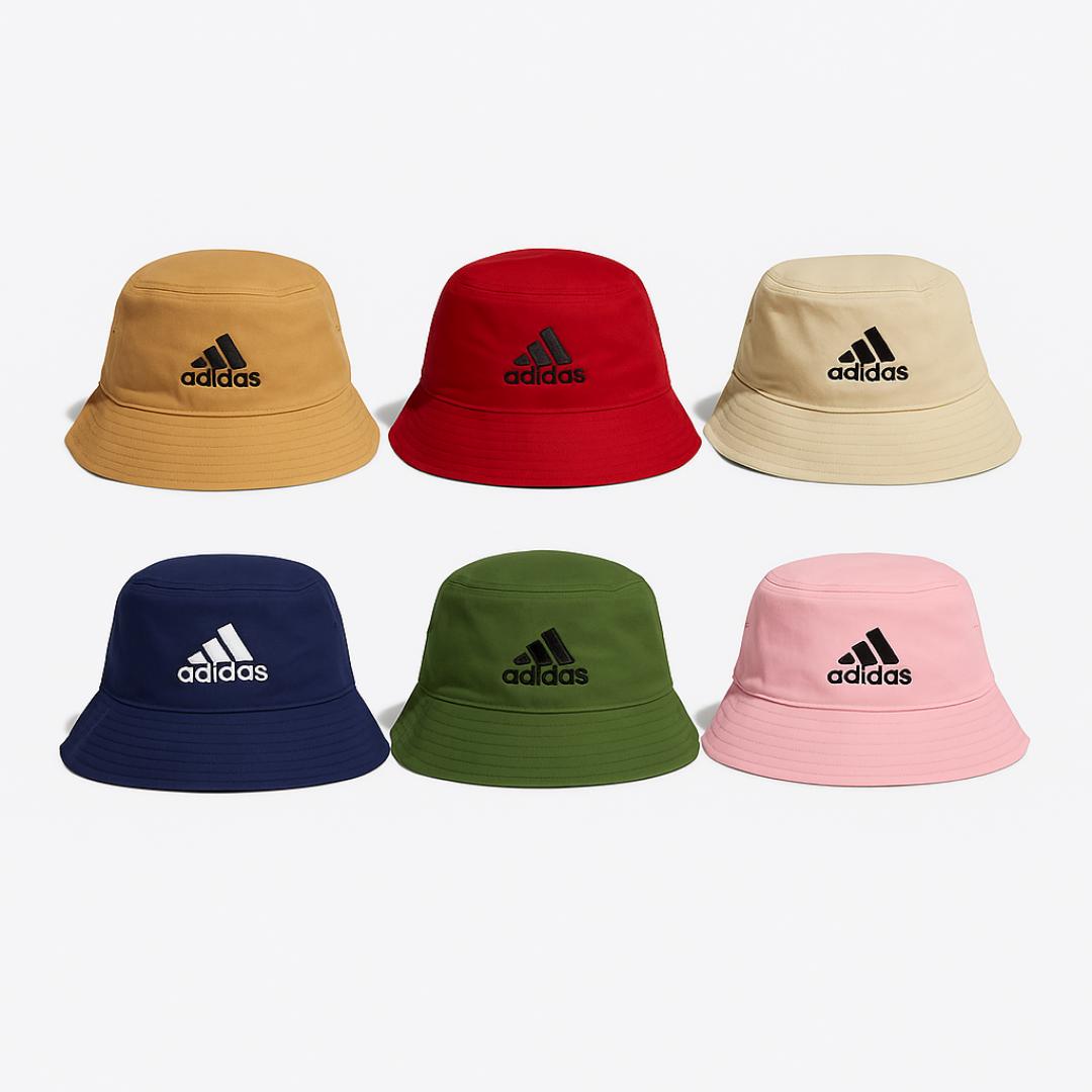 Reversible Adidas Bucket Hat – Black Interior with Colorful Outer Side – 2-in-1 Streetwear Cap for Men & Women – Glamour Nest
