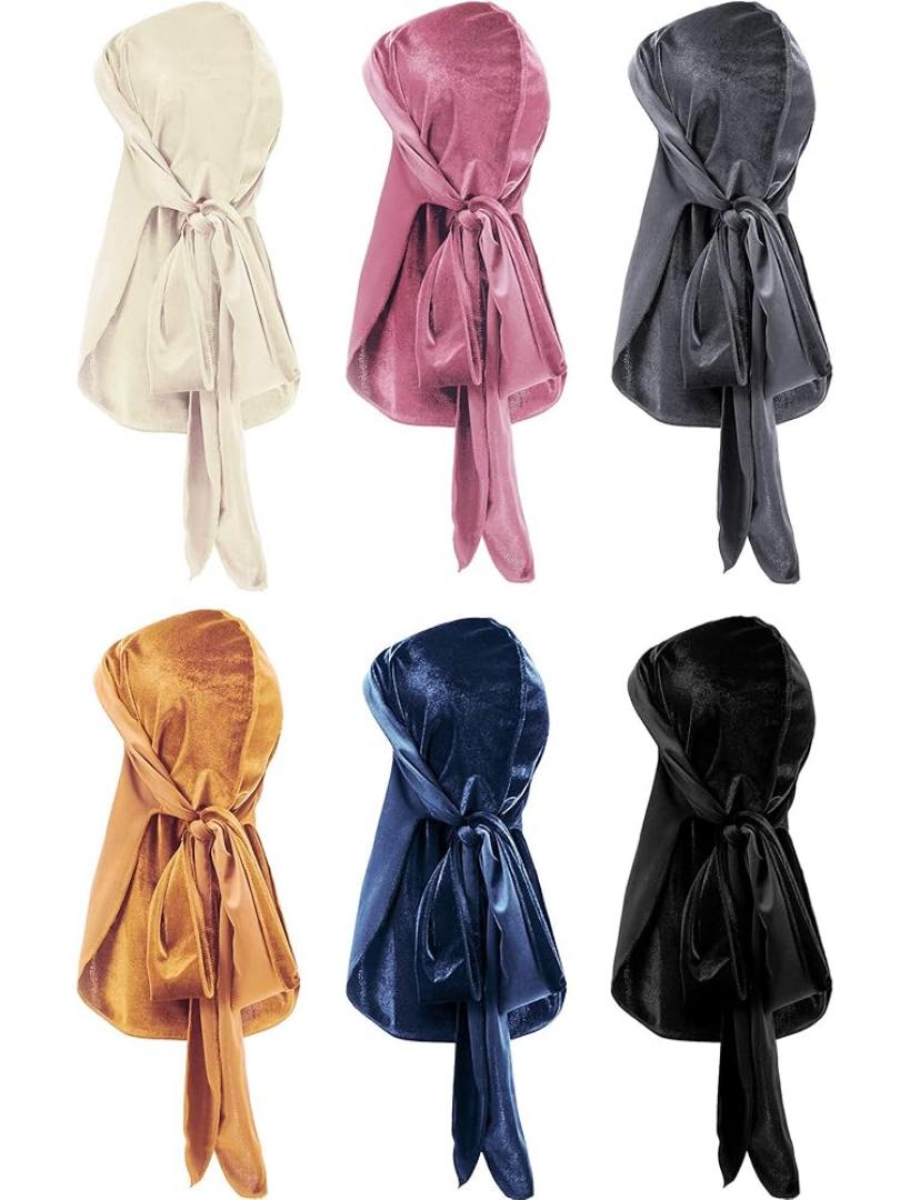 Premium Velvet Durag – Smooth, Stretchy & Stylish Headwrap for Men & Women - Glamour Nest