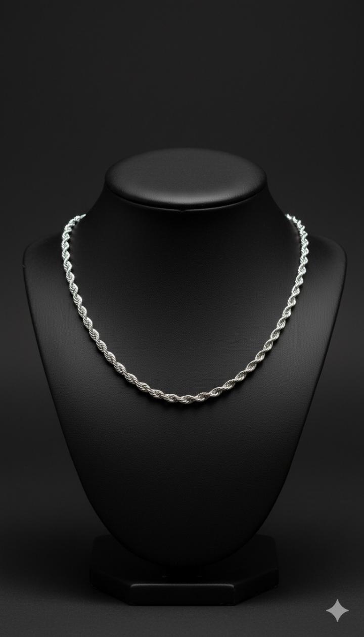 Silver Men’s Chain – Durable Stainless Steel Necklace for Daily Wear & Fashion Style – Glamour Nest