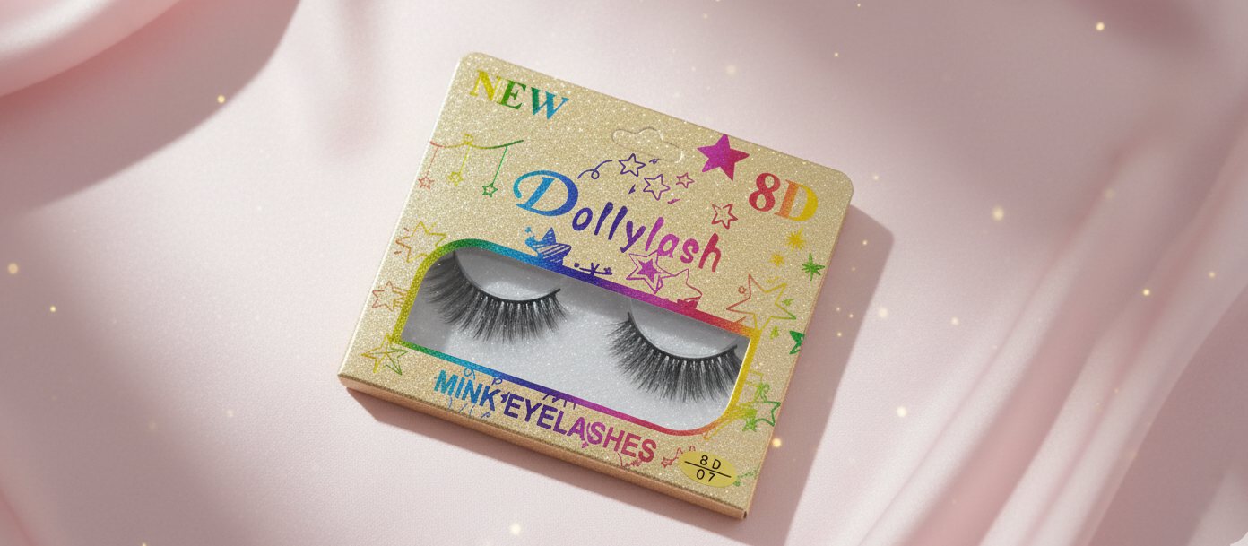 8D Mink False Eyelashes – Extra Volume Fluffy Dramatic Lashes for Glam & Party Makeup – Glamour Nest view 5