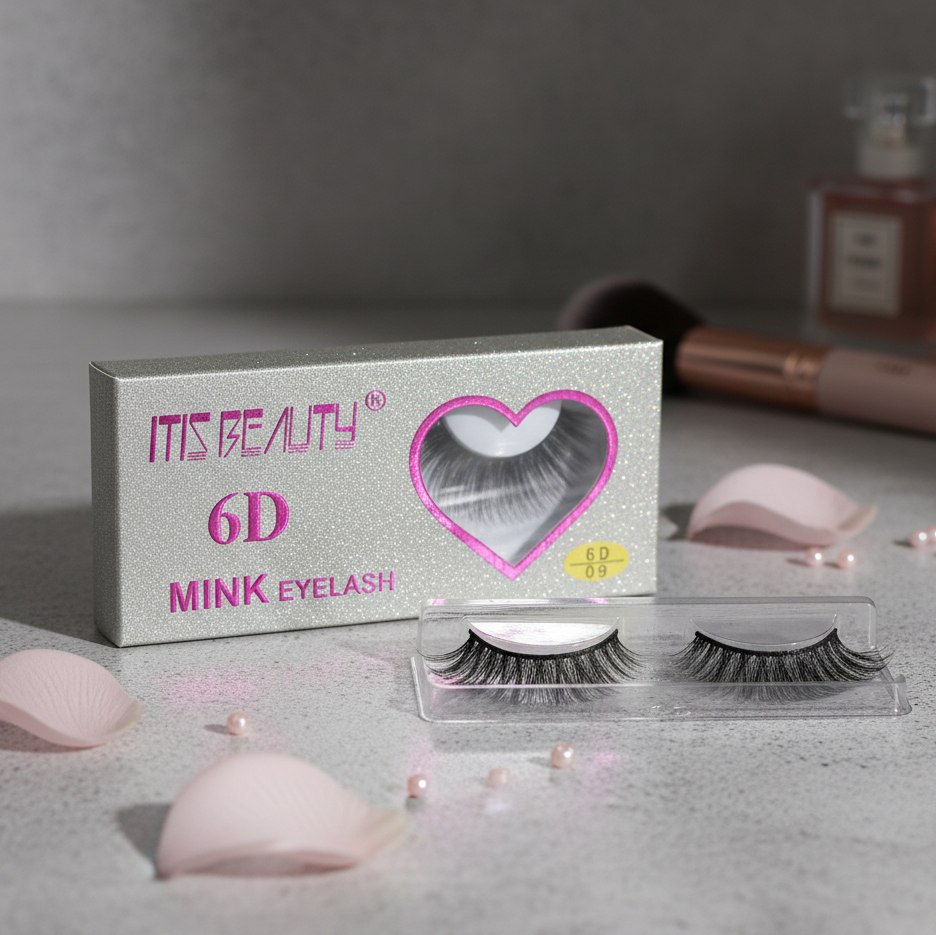 6D Beauty Mink Eyelashes – Fluffy Natural-Look False Lashes for Volume & Glam Makeup – Glamour Nest view 2