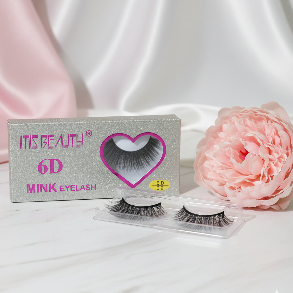 6D Beauty Mink Eyelashes – Fluffy Natural-Look False Lashes for Volume & Glam Makeup – Glamour Nest view 4