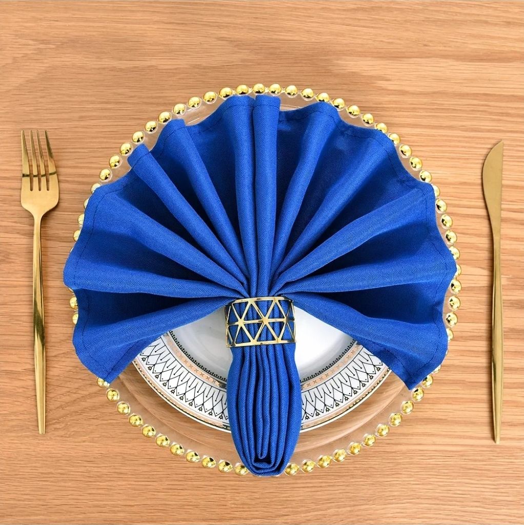 Cloth Napkins Set of 6 Washable Dinner Napkins Square 18X18 Inch.Reusable Table Napkin with Hemmed Edges for Hotel Restaurant Wedding Party Banquet Event