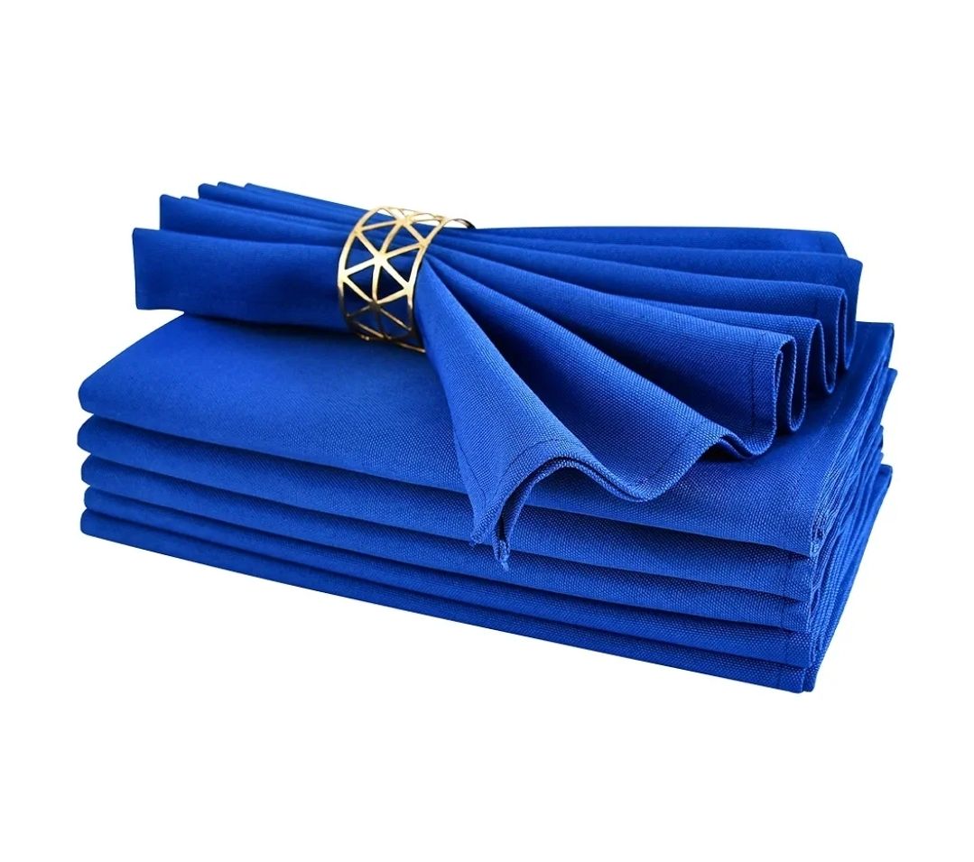 Cloth Napkins Set of 6 Washable Dinner Napkins Square 18X18 Inch.Reusable Table Napkin with Hemmed Edges for Hotel Restaurant Wedding Party Banquet Event