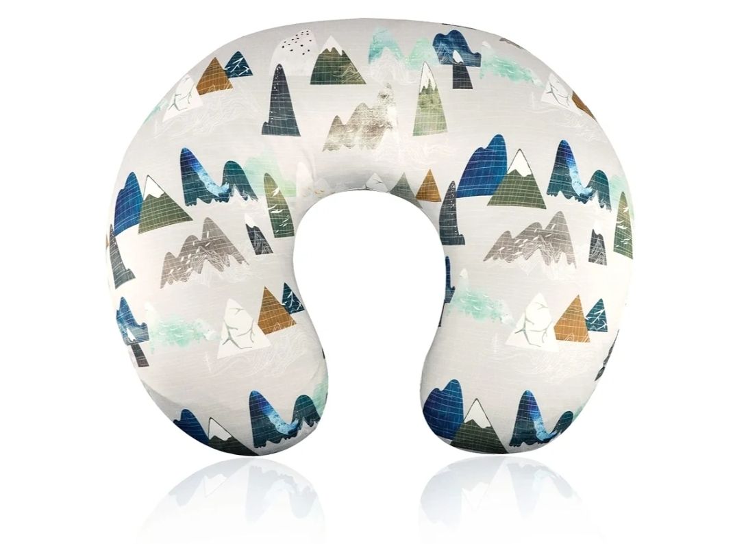 Nursing Pillow Cover, Neutral Breastfeeding Pillow Slipcover for Baby Boys & Girls, Ultra Soft Comfortable Newborn Nursing Pillow Case, Breathable & Washable