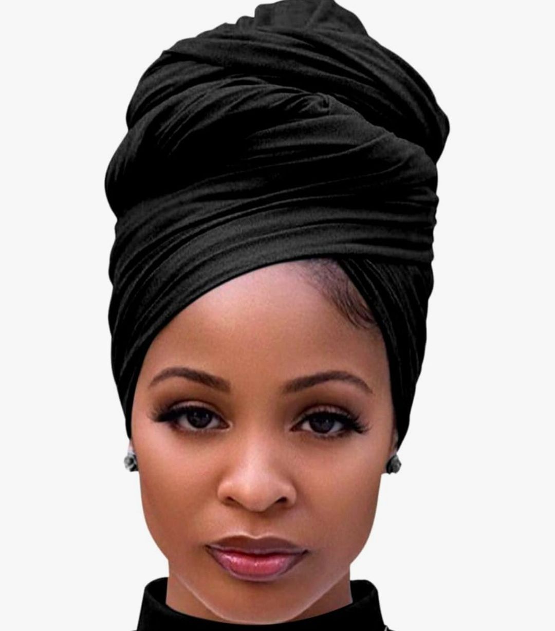 Head Wraps for Black Women Stretch Head Scarf Long African Hair Wraps Turban Headwraps Jersey Headbands