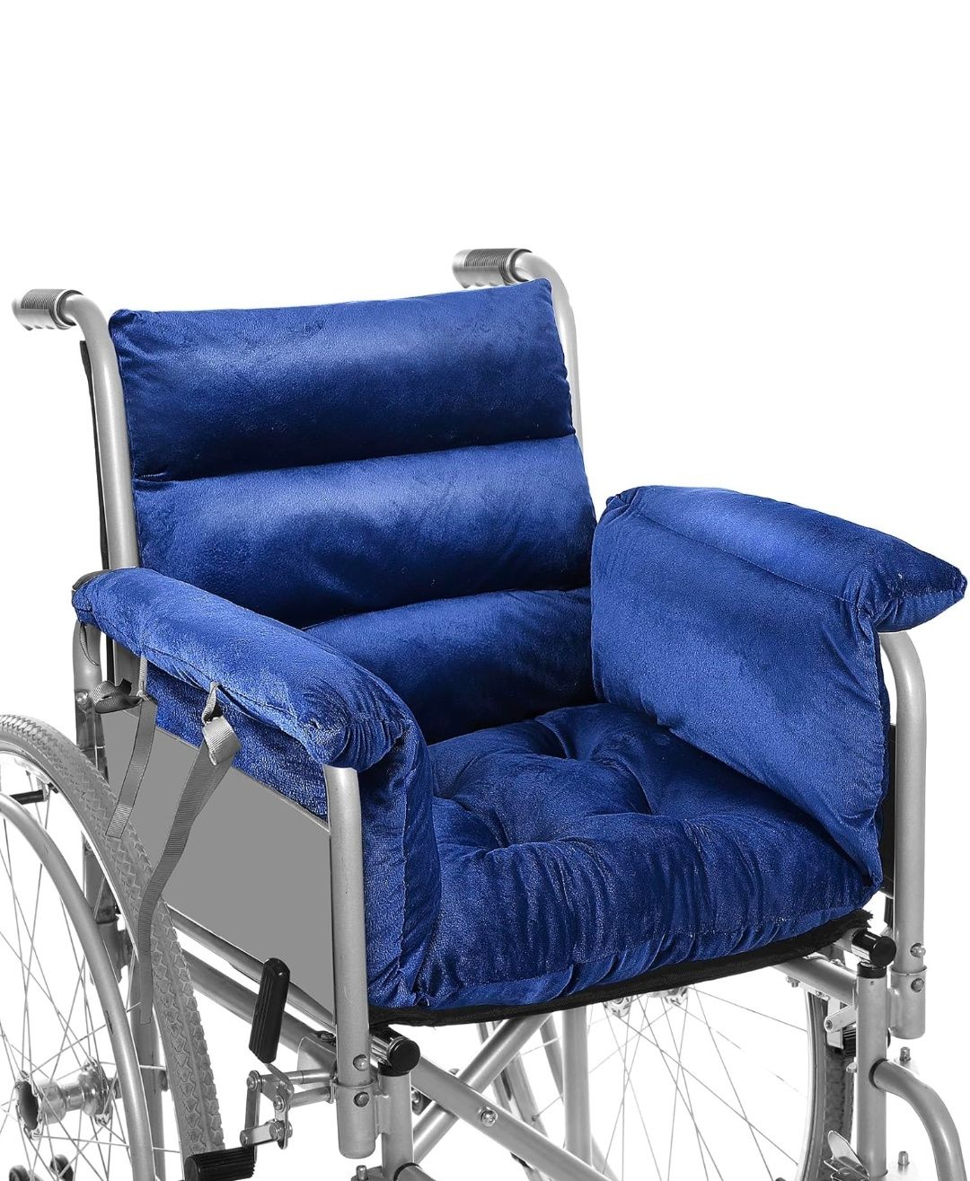 Wheelchair Cushion Wheelchair Seat Cushion with Strap Recliner Suitable for 18 Inches Armrest and Support for Senior