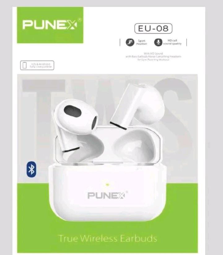 Punex True Extra Bass Wireless / Bluetooth Earbuds
