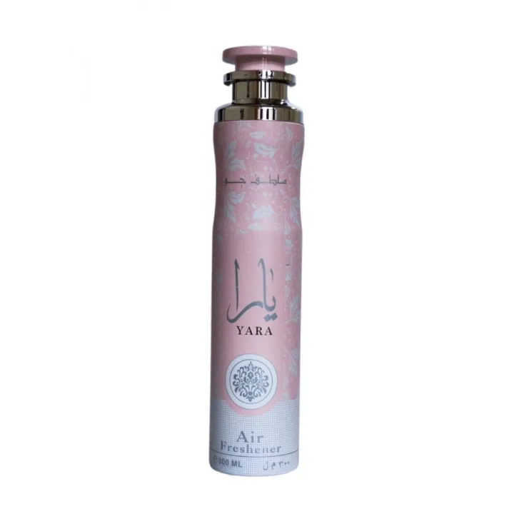 Yara Air Freshener 300ml – An elegant, long-lasting oriental scent that effortlessly refreshes and uplifts any space, creating a welcoming, serene atmosphere and leaving behind a luxurious fragrance