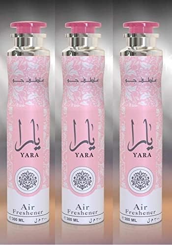 Yara Air Freshener 300ml – An elegant, long-lasting oriental scent that effortlessly refreshes and uplifts any space, creating a welcoming, serene atmosphere and leaving behind a luxurious fragrance